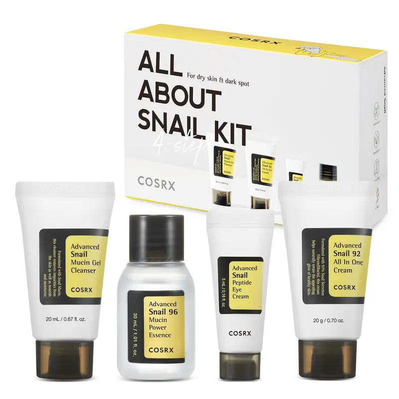 COSRX All About Snail Mucin — Coffret voyage 4 étapes