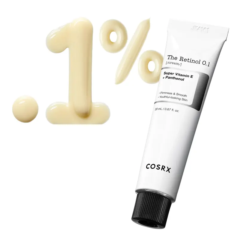COSRX Crème Rétinol 0,1% – Soin anti-âge contour des yeux et du cou, 19 ml
