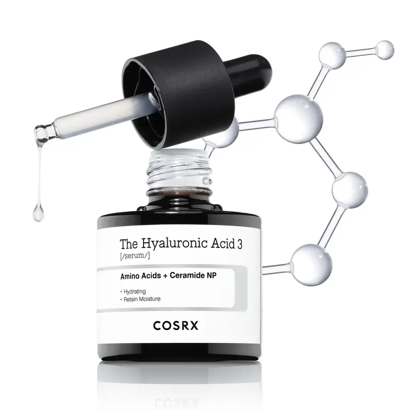 COSRX Sérum Hyaluronique 3% – Hydratation Intense et Barrière Confort, Sans Parfum, 20 ml
