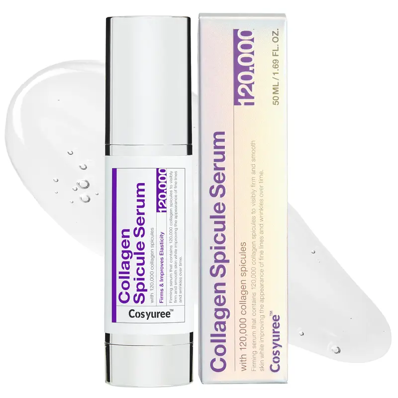 Cosyuree Sérum Spicules de Collagène – 120 000 micro-spicules, Hydratation Profonde, Peau effet verre | Soin coréen 50 ml