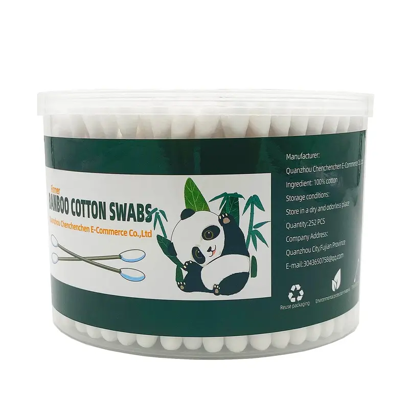 Cotons-tiges épais XL en coton biologique et bambou – Chenchenchen