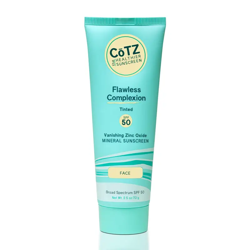 CoTZ Soin Solaire Minéral – Teinte Légère, Teint Parfait, SPF50 | 70 g