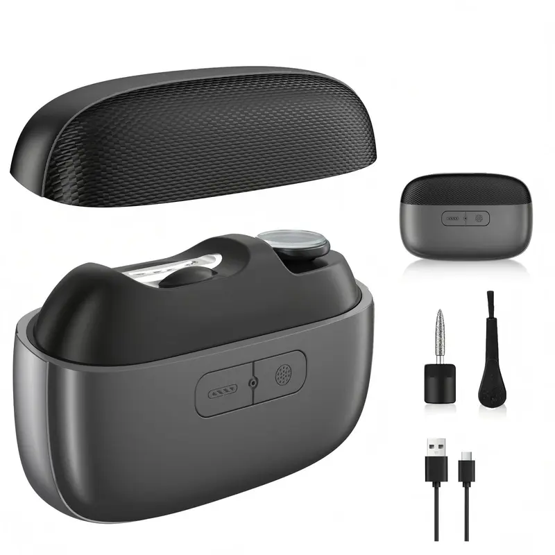 Coupe-ongles électrique LWMUQUK 2026 – LED, stockage et recharge USB-C