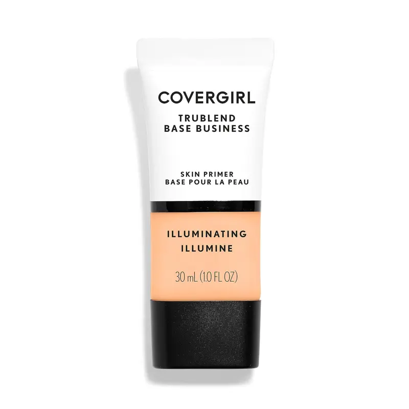 COVERGIRL Base Business Primer illuminant – Base de maquillage sans huile, tenue longue durée, 1,0 fl oz