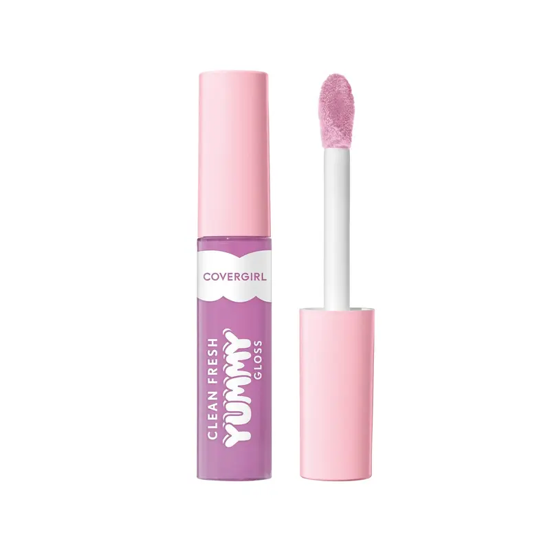 COVERGIRL Brillant Hydratant Clean Fresh Yummy – Teinte sheer, parfums naturels, végan – 200 Laugh-Vender, 0,33 fl oz