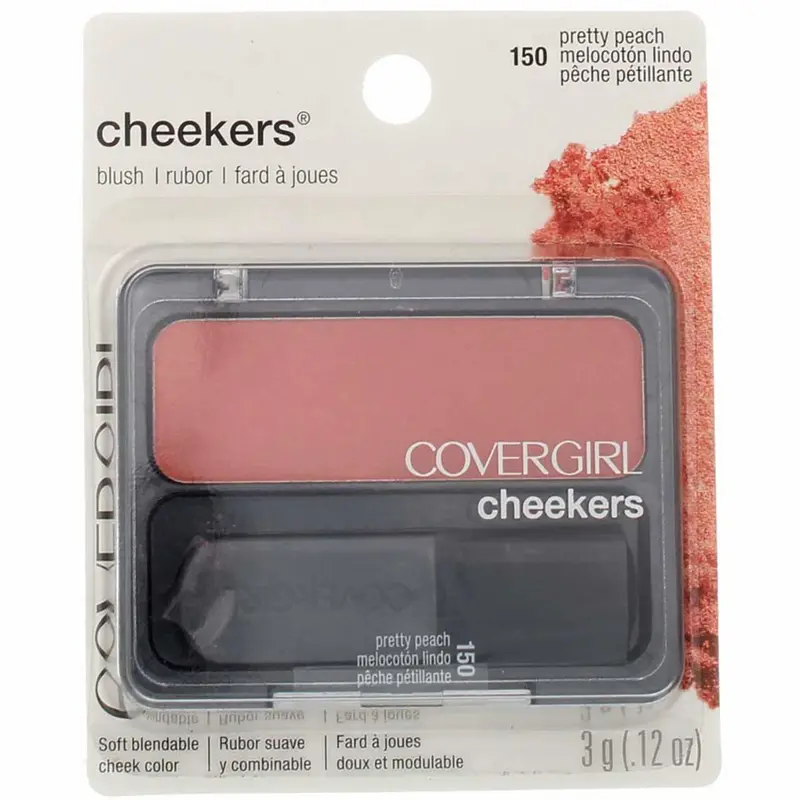 CoverGirl Cheekers Blush n°150 Pretty Peach – Teinte pêche légère et naturelle