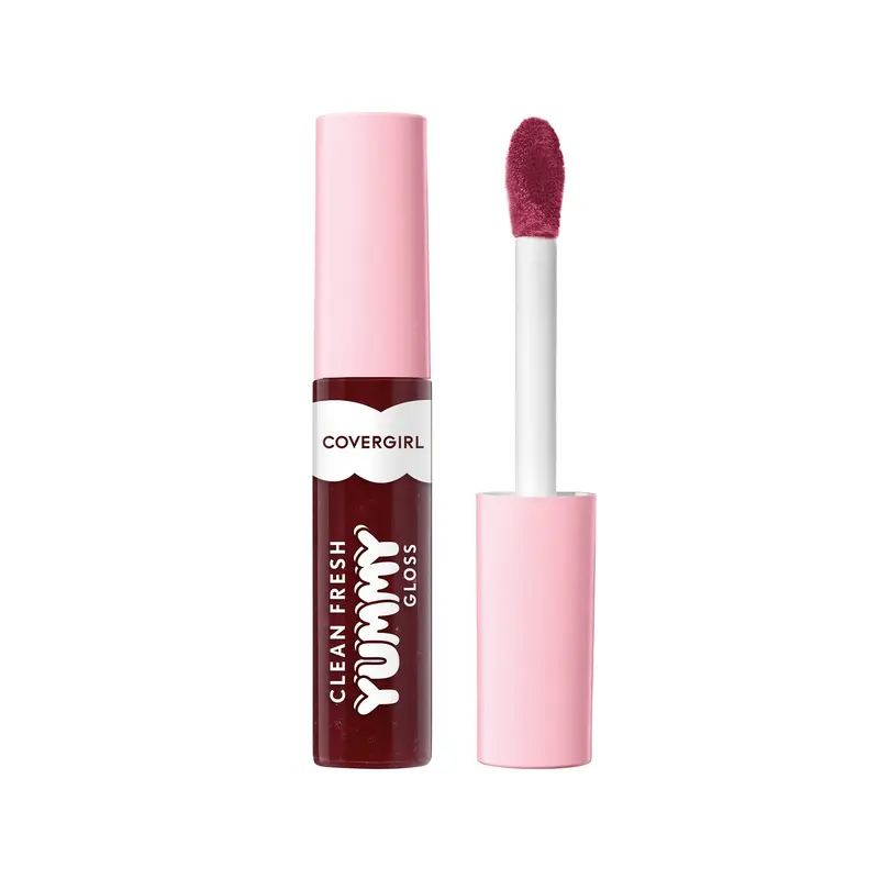 COVERGIRL Clean Fresh Yummy Gloss – gloss vegan, sans cruauté, Acai You Later, 0,33 fl oz