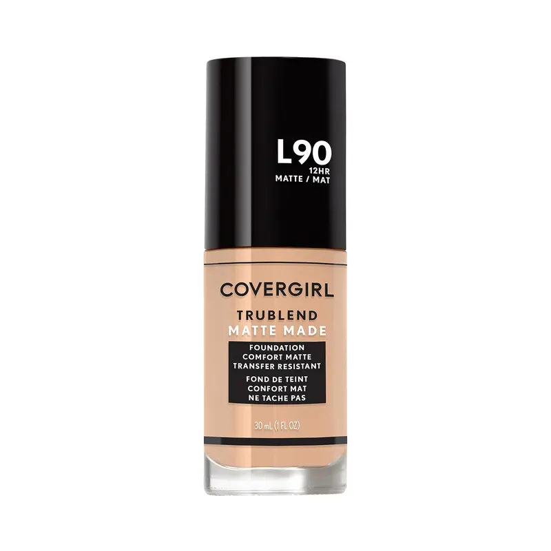 CoverGirl TruBlend Matte Made – Fond de Teint Liquide Beige Classique, 30 ml, Fini Mat et Tenue 12 h