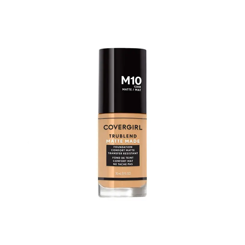 COVERGIRL TruBlend Matte Made Fond de Teint Liquide – Doré Naturel, Fini Mat et Longue Tenue