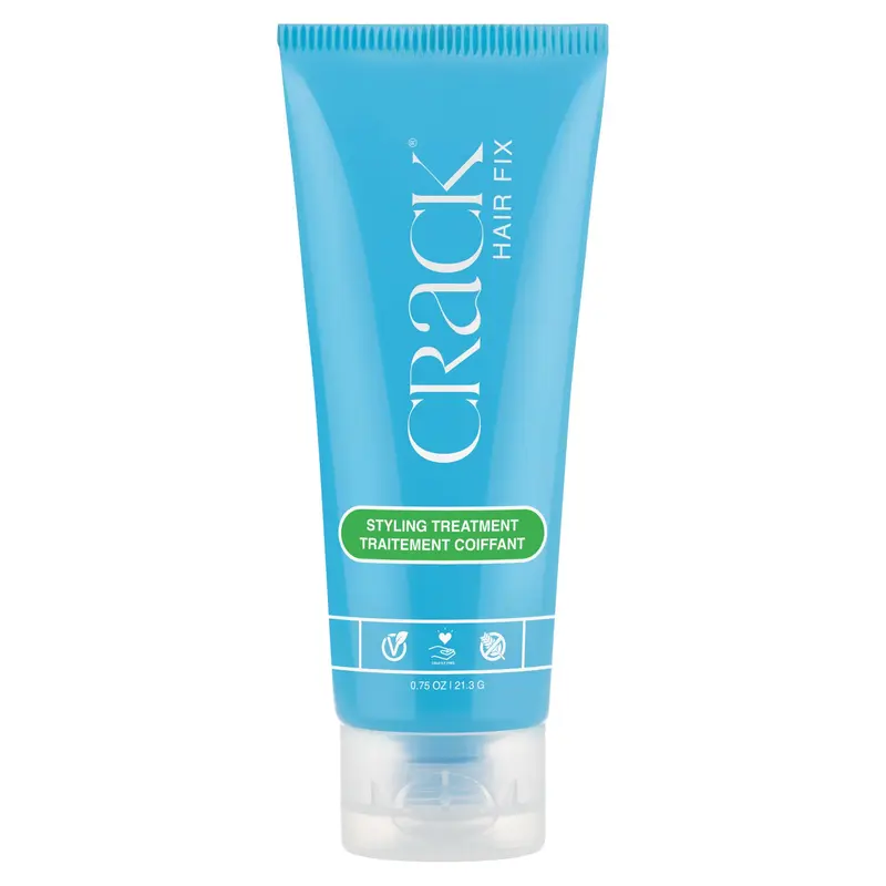 Crack Hair Fix – Crème coiffante sans rinçage anti-frisottis et protection thermique, 22 ml