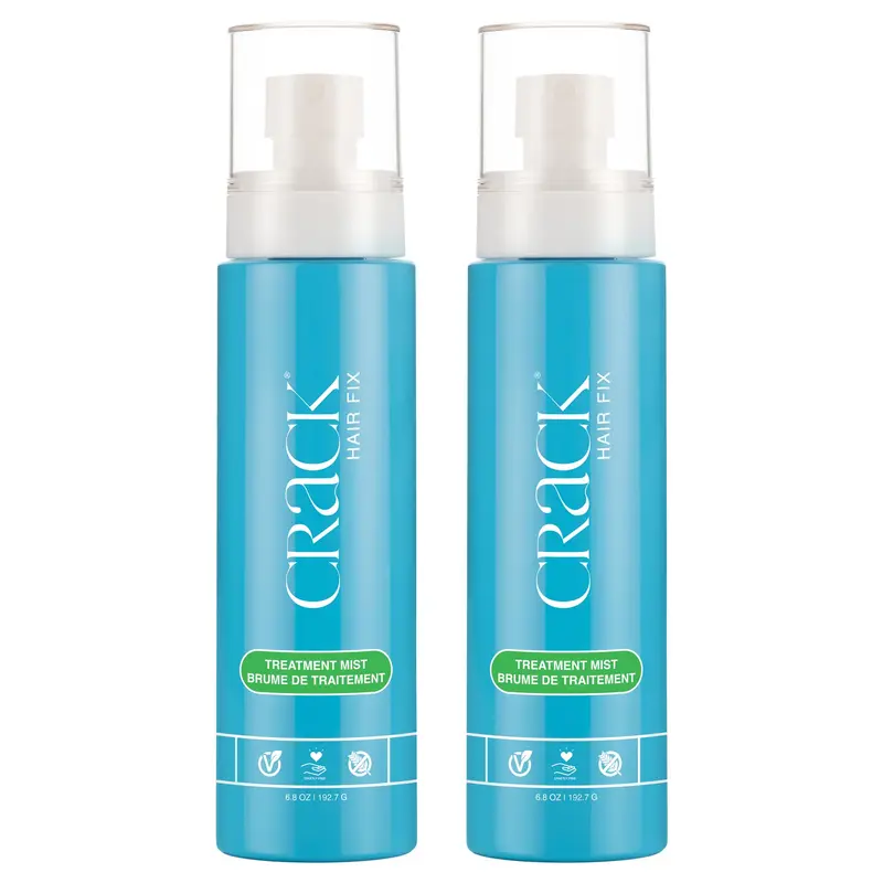 Crack Hair Fix Mist Spray – Hydratation et Protection pour Cheveux | 6 oz Lot de 2