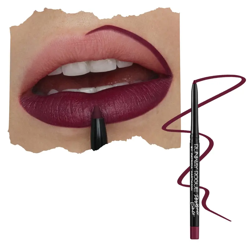 Crayon Lèvres Runway Rogue – Teinte Throwback Matte Blackberry-Burgundy