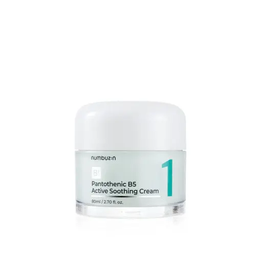 Crème apaisante active à l'acide pantothénique B5 numbuzin n°1 80 ml