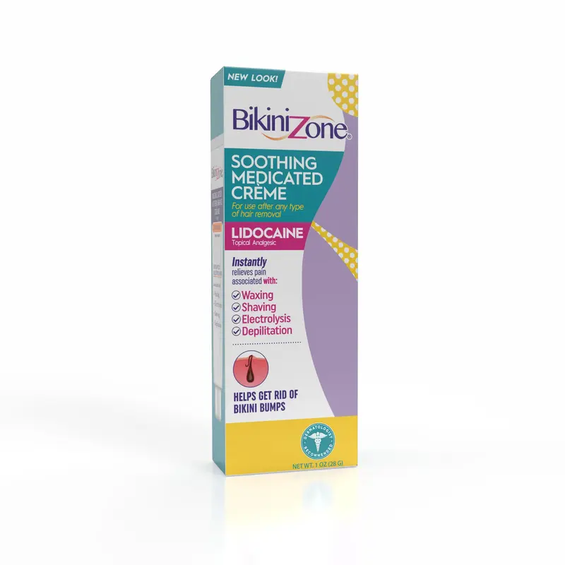 Crème Après-Rasage Bikini Zone – Lidocaïne 2% | Soulagement rapide et peau douce | 30 ml