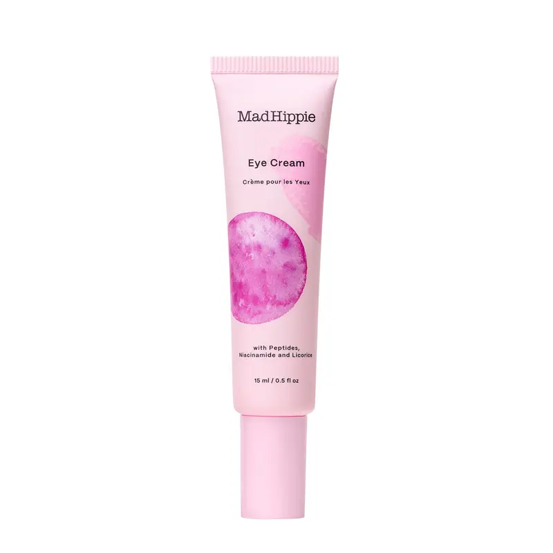 Crème contour des yeux Mad Hippie – anti‑âge, cernes et poches, niacinamide, peptides, Kakadu Plum, vitamine C, 15 ml