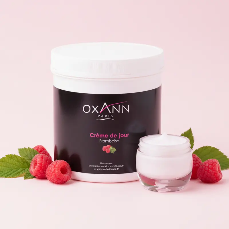 Crème de jour framboise hydratante protectrice