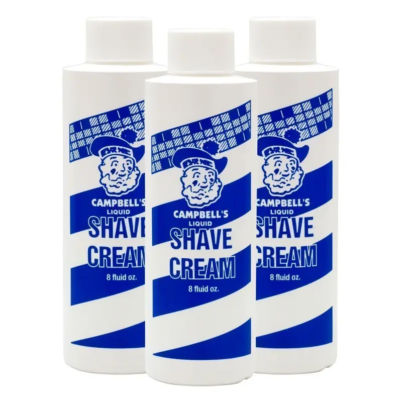 Crème de rasage concentrée Campell, 8 onces, lot de 3 – Lather King