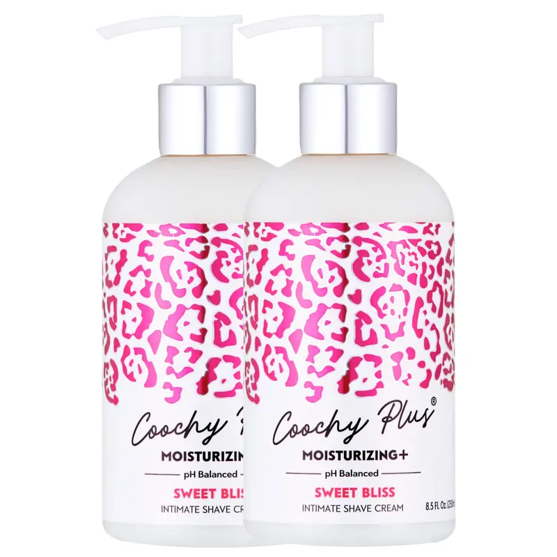 Crème de Rasage Intime Coochy Plus Hydratante – Douceur et Confort, Lot de 2 | IntiMD
