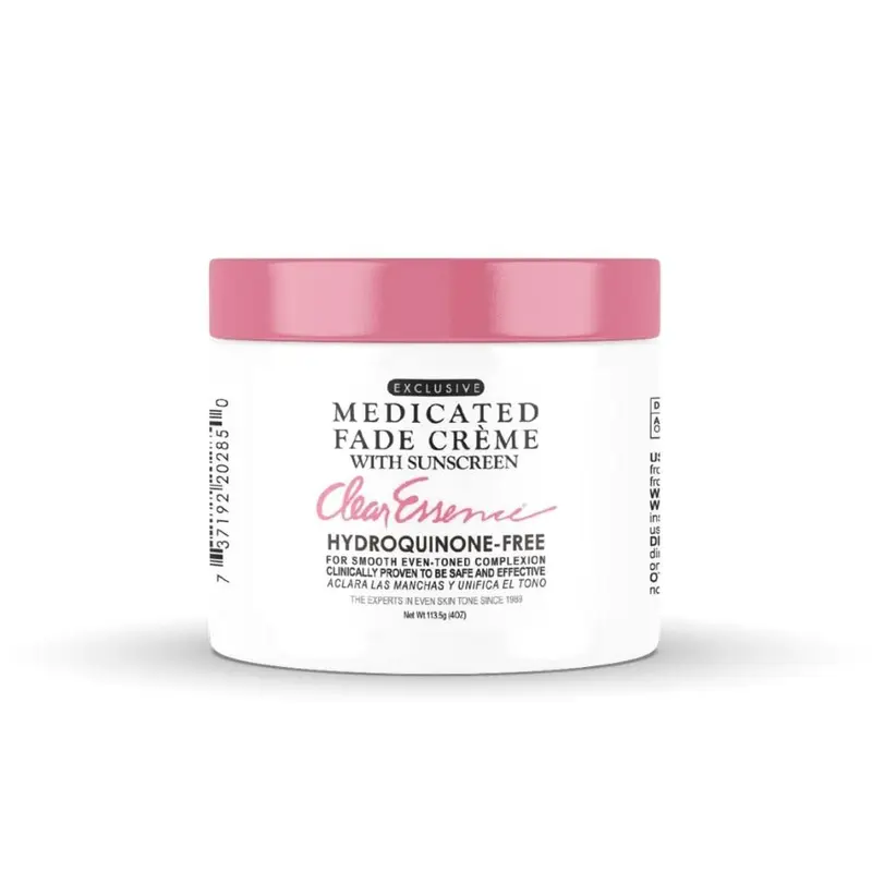 Crème éclaircissante médicamenteuse exclusive Clear Essence avec écran solaire - Teint uniforme et lumineux - Soin de la peau (4 oz)
