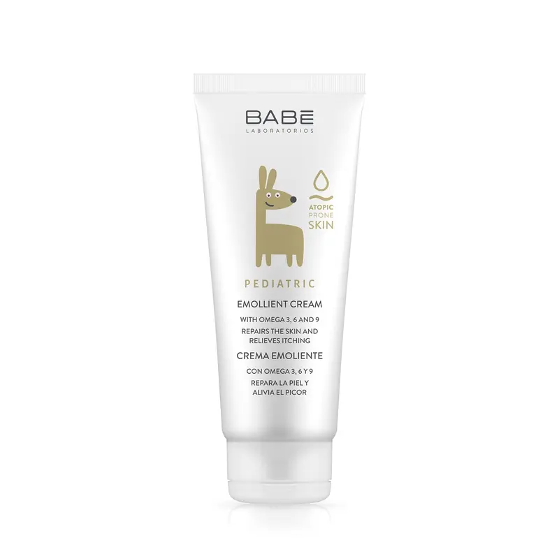 Crème émolliente pédiatrique Laboratoires Babe – 200 ml, hydratation et régénération