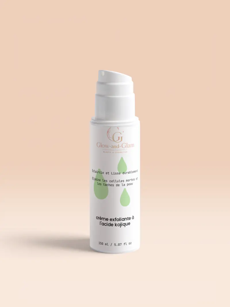 Crème exfoliante visage et corps à l'acide kojique