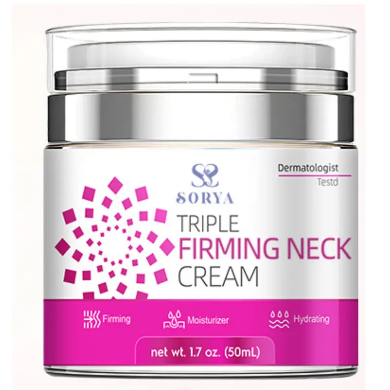 Crème hydratante Cou & Décolleté – Rétinol, Collagène et Hyaluronique | SORYA