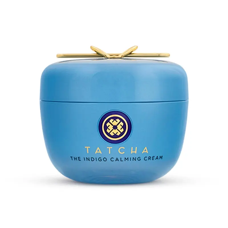 Crème Indigo Calmante TATCHA | Hydratation visage sans parfum pour rougeurs et démangeaisons | 50 ml