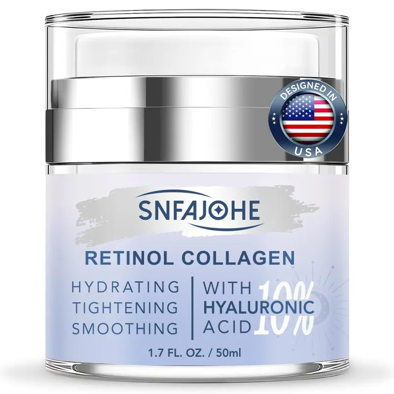 Crème Lift Instantané du Visage SNFAJOHE – Rétinol, Collagène et Hyaluronique
