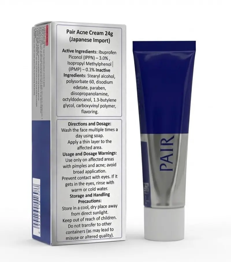 Crème PAIR LION Anti-Acné 24 g / 0,85 oz – Soin visage, provenance directe du Japon