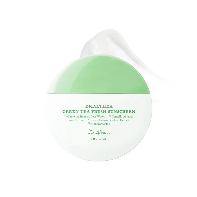 Crème solaire Dr. Althea au thé vert, formule fraîche, SPF50+ PA+++, 45 ml