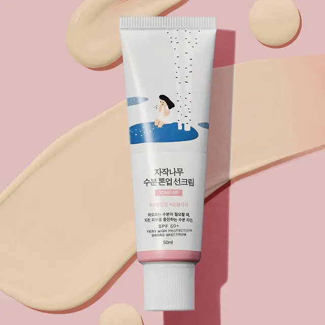 Crème solaire hydratante et tonifiante Round Lab Birch Juice 50ml (SPF 50+ PA++++)