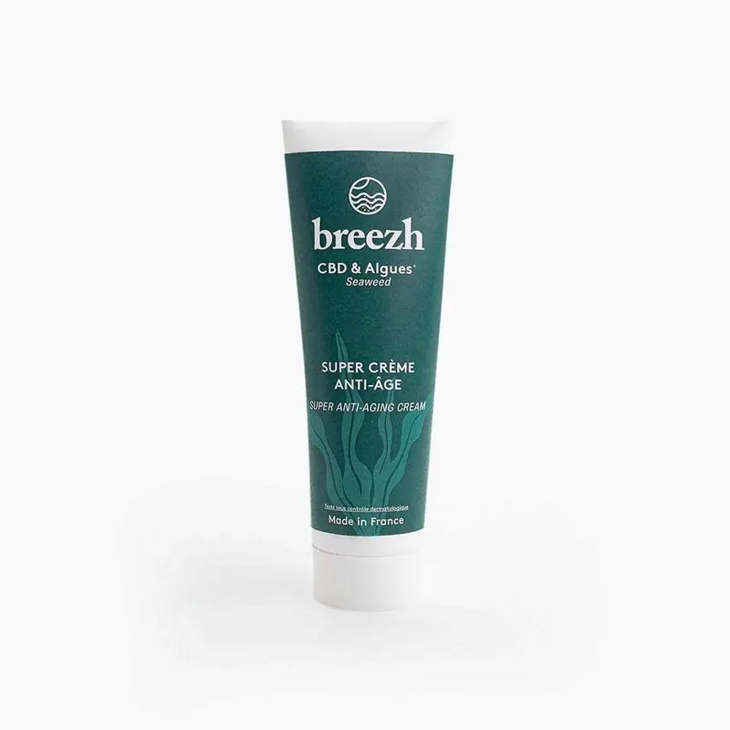 Crème visage CBD et extraits d’algues – Breezh – 50 ml