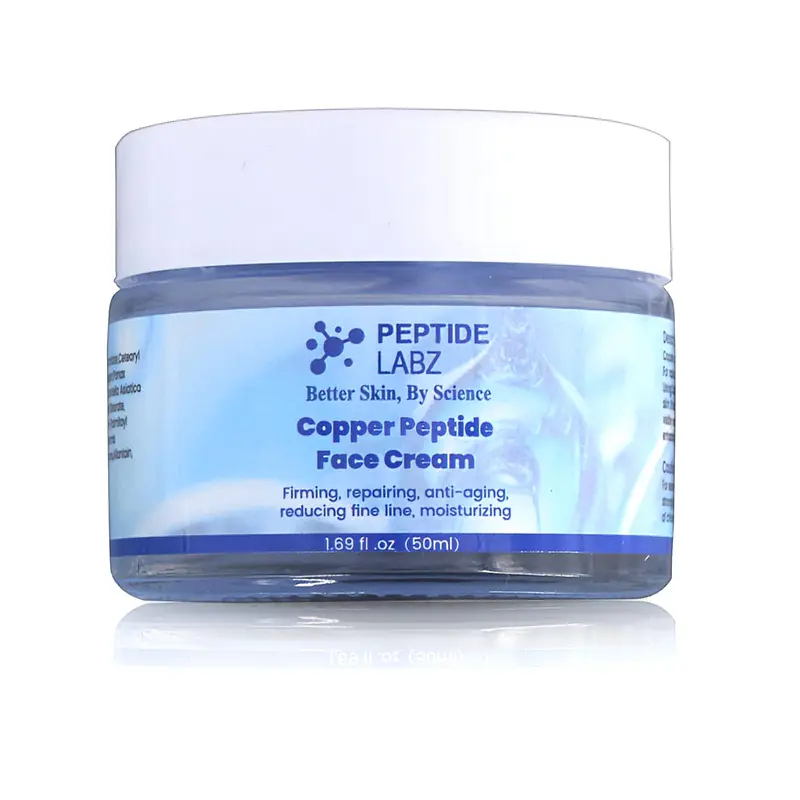 Crème Visage Cuivre Tripeptide-1 – Anti-Rides, Hydratation et Fermeté | PeptideLabz