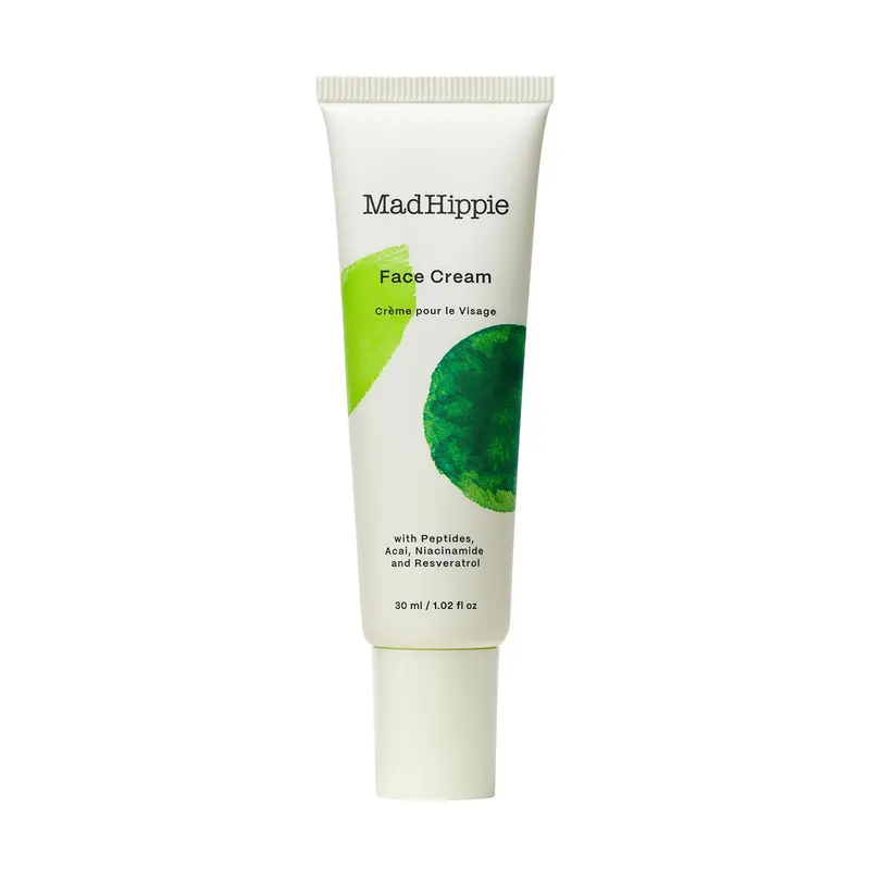 Crème Visage Mad Hippie – Hydratant anti-âge, peptides et argan 30 ml