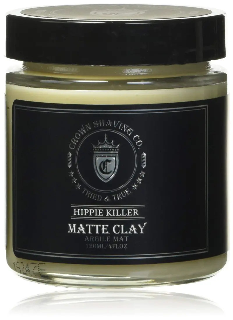 Crown Shaving Co. Hippie Killer Matte Clay – Argile coiffante mate 120 ml