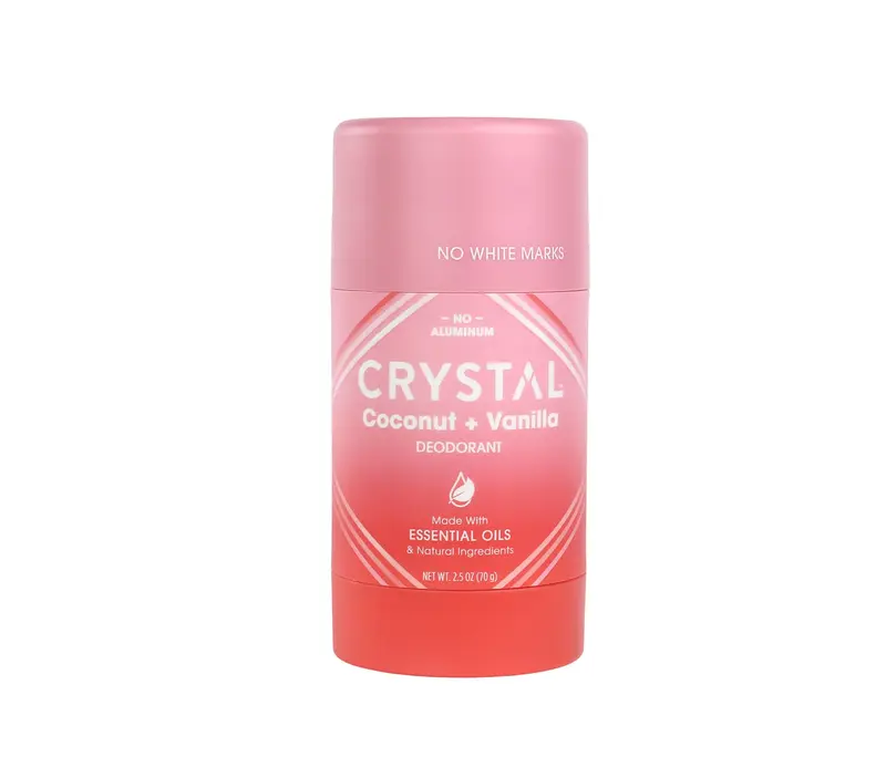 Crystal Essence Déodorant Solide Magnésium – Sans Aluminium, Coco Vanille, 70 g