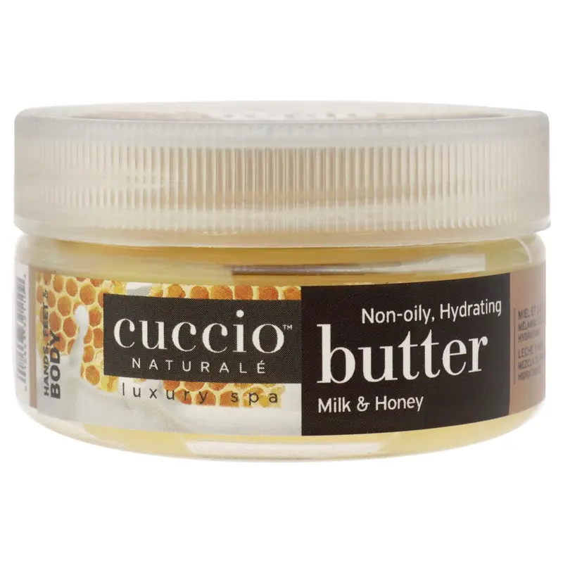 Cuccio Naturale Butter Babies – Crème corporelle ultra-hydratante lait et miel – Hydratation profonde 1,5 oz