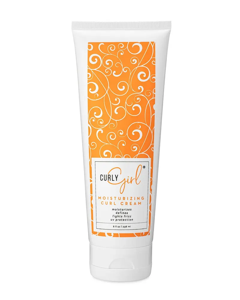 Curly Girl Crème Hydratante Définissante pour Boucles — Soin Cheveux Bouclés, Protection UV, 8 onces