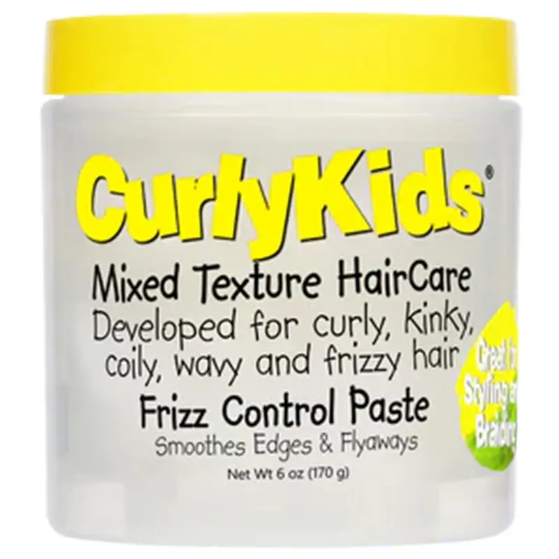 CurlyKids Pâte Anti-Frisage Enfants – Boucles Douces, Lissage Sans Résidu (6 oz)