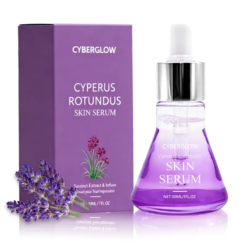 Cyberglow Sérum Cyperus Rotundus – Huile naturelle hydratante pour peau douce (1 pièce)