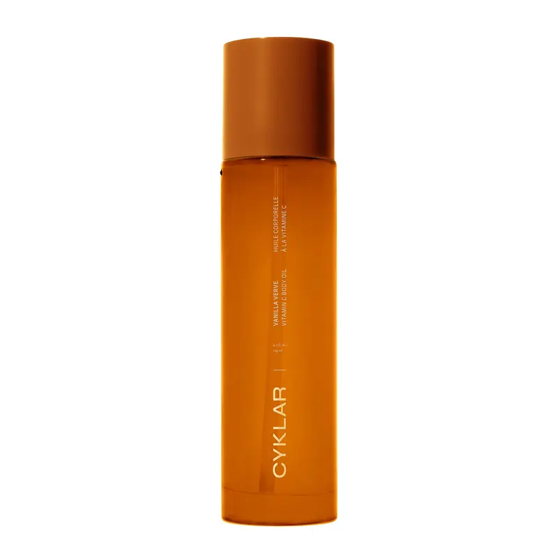 CYKLAR Huile Corps Vitamine C – Soin hydratant Vanille Verve pour peau lumineuse