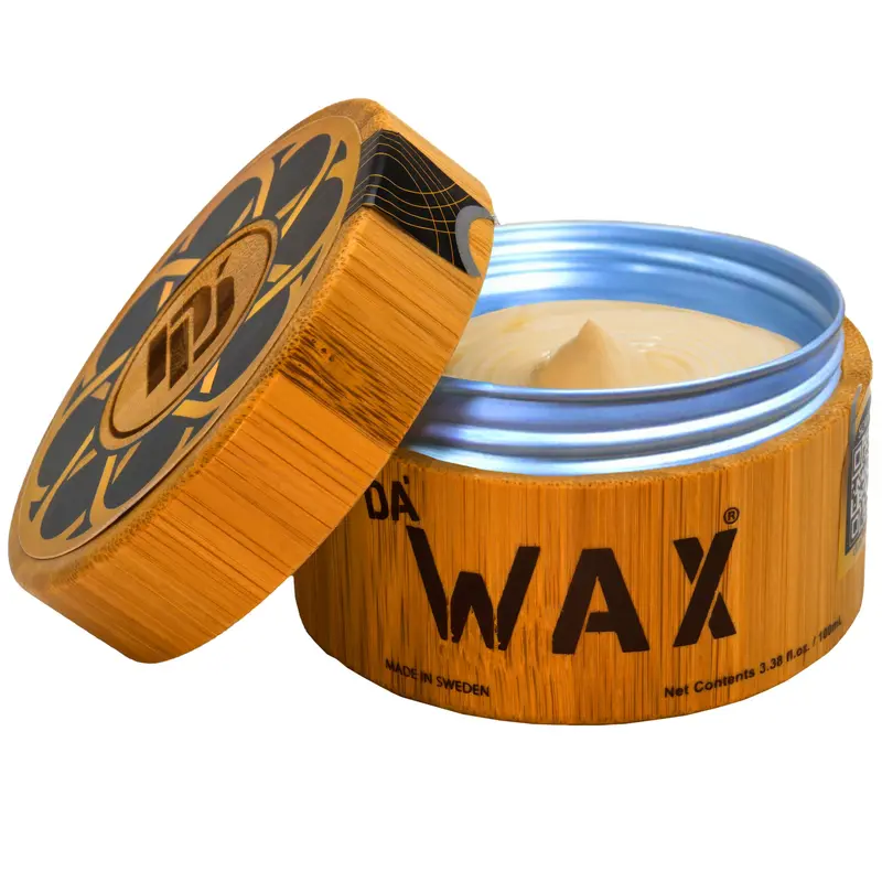 Da Dude Hair Wax pour Hommes – Forte tenue, Finition matte, Packaging en bambou éco-responsable