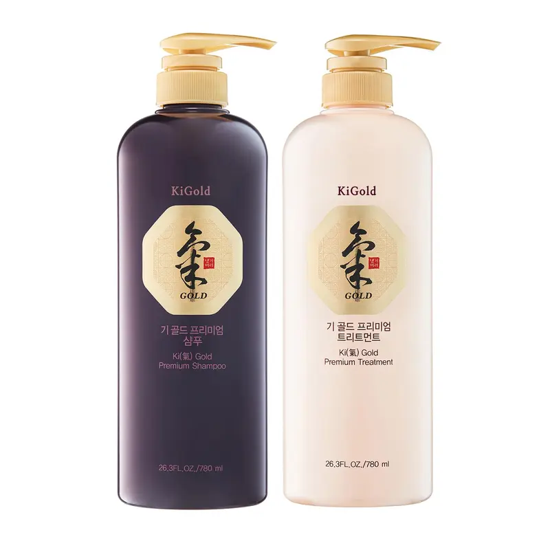 Daeng Gi Meo Ri Ki Gold – Ensemble Shampoing Premium + Traitement pour cheveux fins et gris | Marque capillaire numéro 1 de Corée