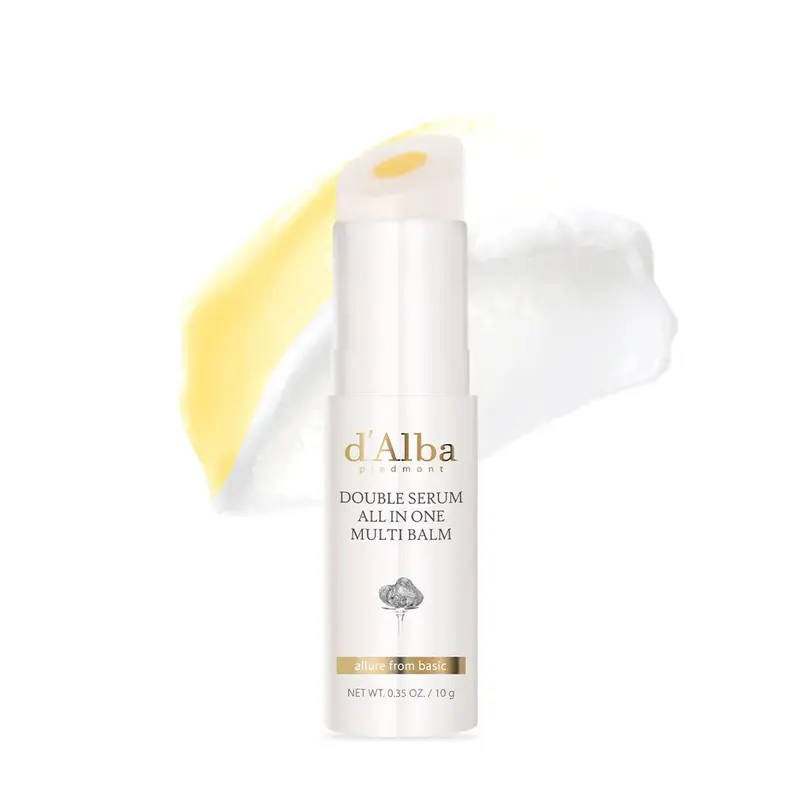 d'alba Piedmont Baume-stick Double Sérum Truffe Blanche — 3-en-1 Éclat, Anti-Rides, Vegan