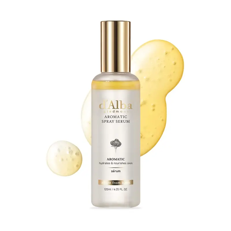 d'alba Piedmont Sérum Aromatique en Spray à la Truffe Blanche – Hydratation Prolongée et Élasticité Végan
