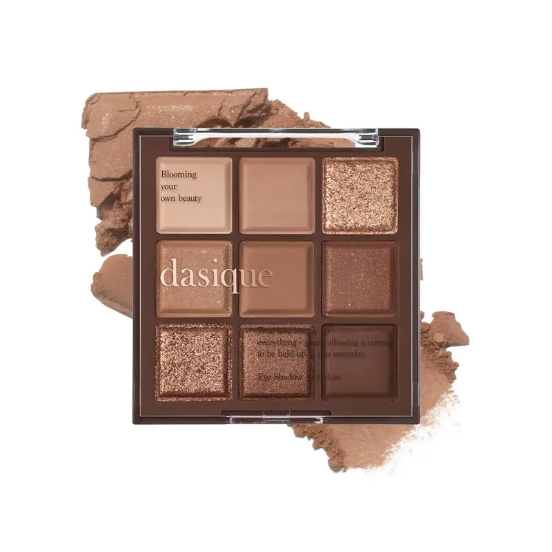 dasique Palette Ombres n°11 Chocolat Fudge — 9 teintes matte et nacrées, non testé sur les animaux