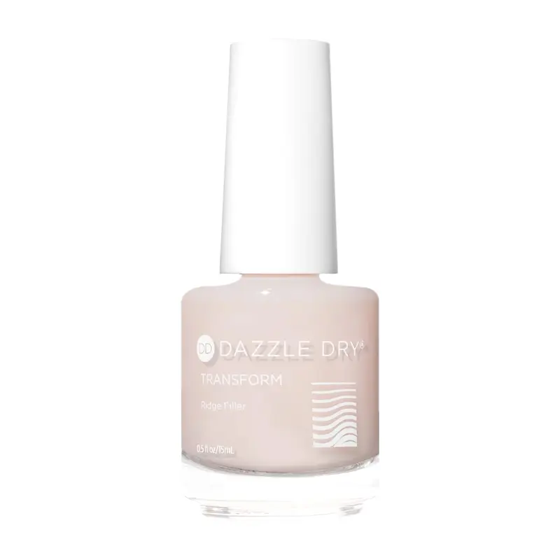 Dazzle Dry Transform Ridge Filler – Apprêt lissant pour rugosités des ongles, 0,5 oz (15 ml)