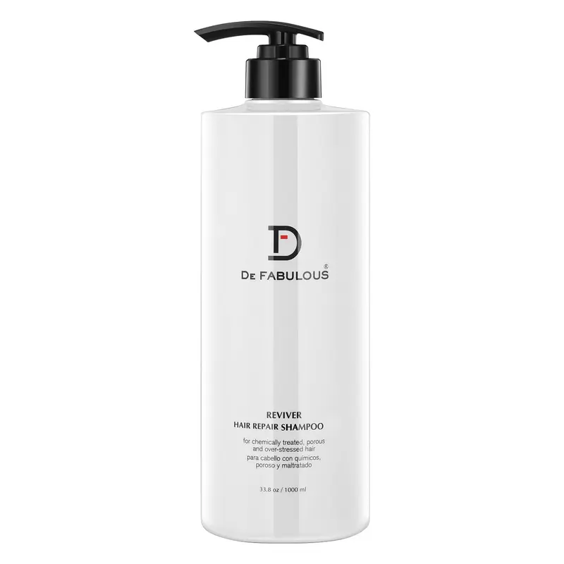 De Fabulous Reviver Shampoing Réparateur – Soin sans sulfate pour cheveux traités et poreux 33,8 oz