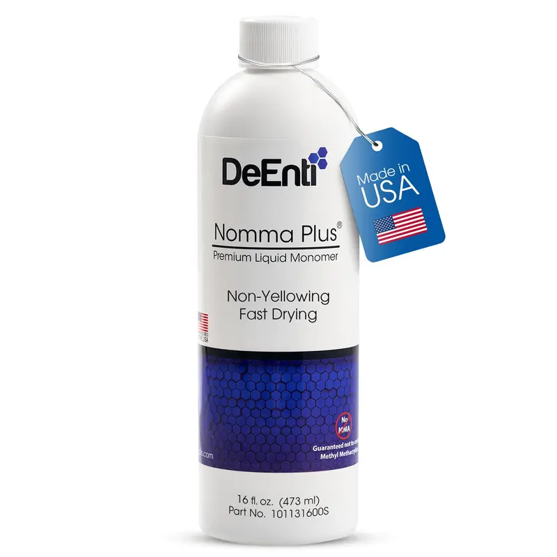DeEnti Nomma Plus – Monomère Liquide Professionnel 16oz, Non Jaunissant, Pour Acrylique