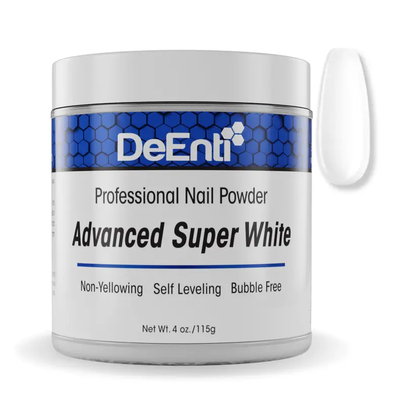 DeEnti Poudre Acrylique Ongles Super Blanc 4oz – Qualité Professionnelle